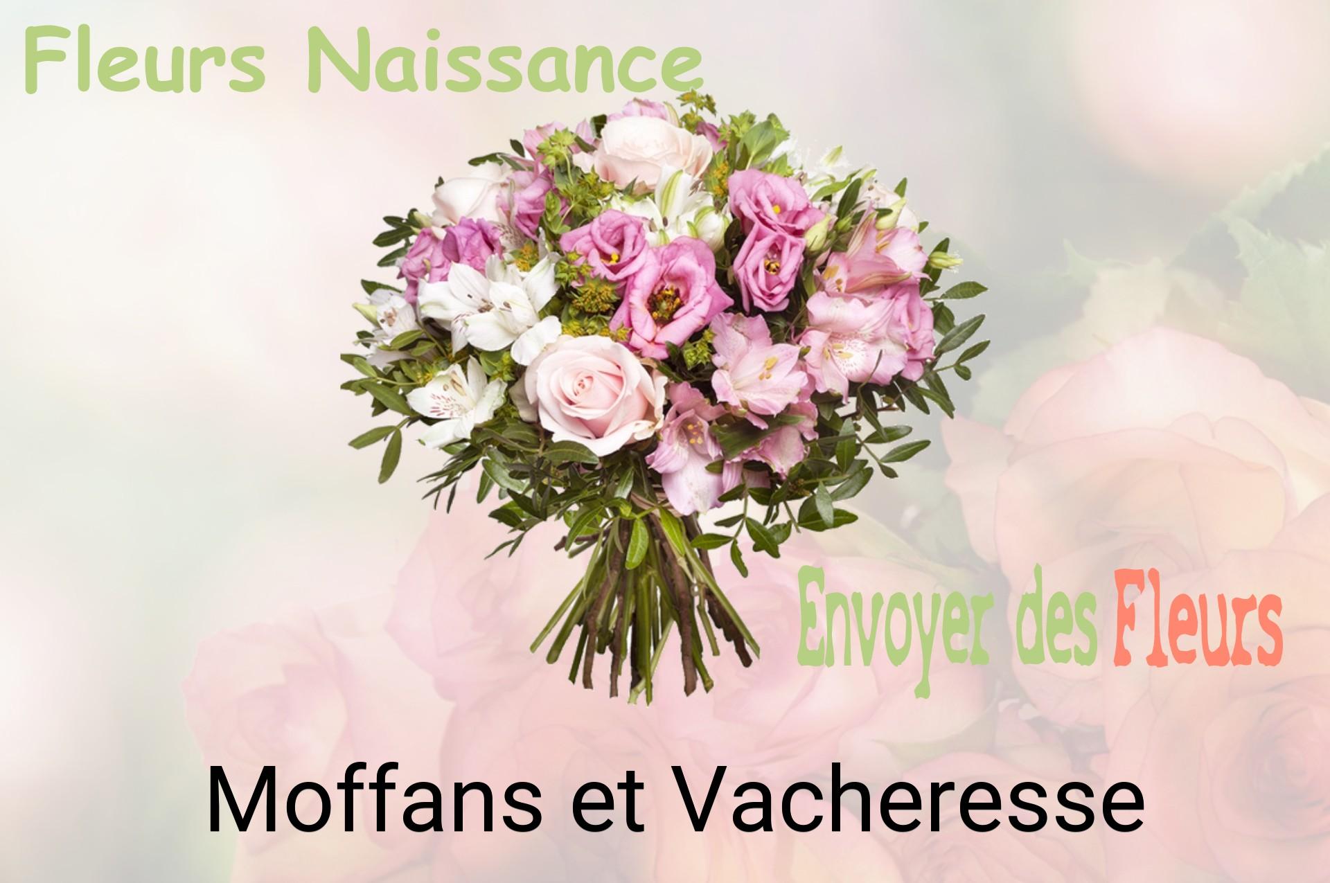 Bouquet de fleurs de naissance livré à Moffans-et-Vacheresse