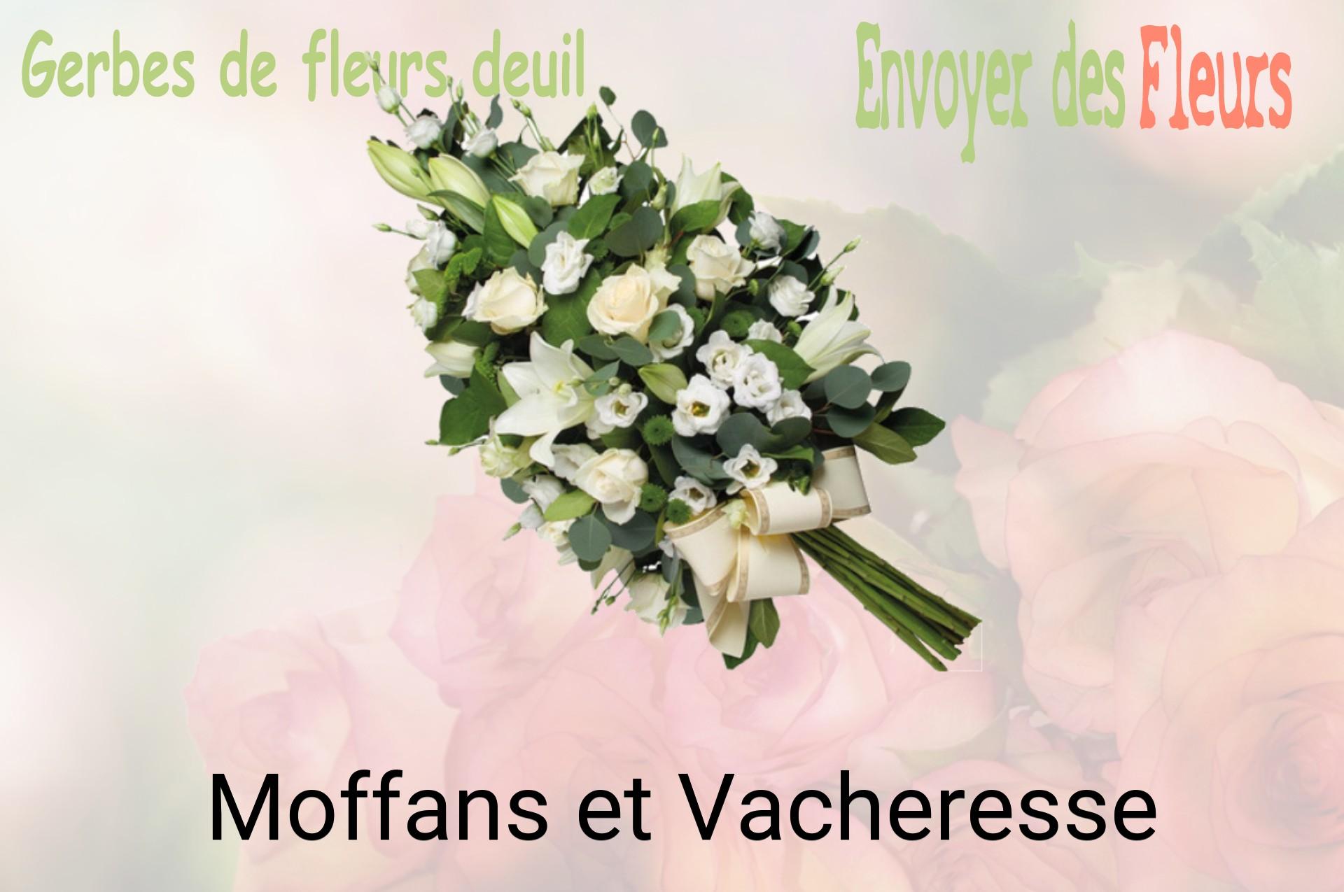 Gerbe de fleurs de deuil livrée à Moffans-et-Vacheresse